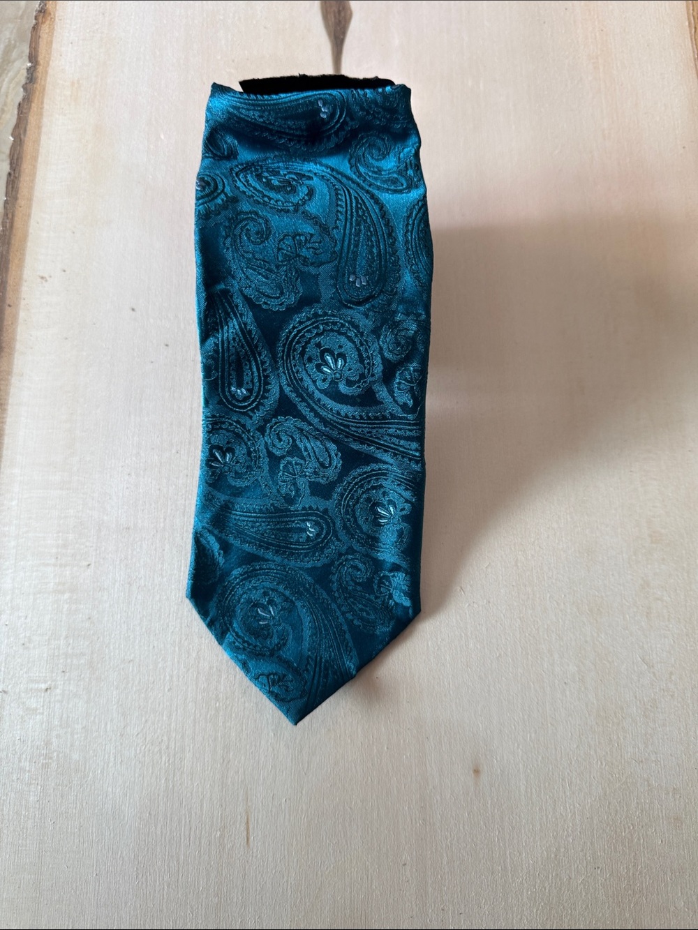 Marc Anthony Teal Paisley Silk Tie